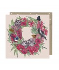 Boxed Christmas Cards | Square | Flourishing Wreath